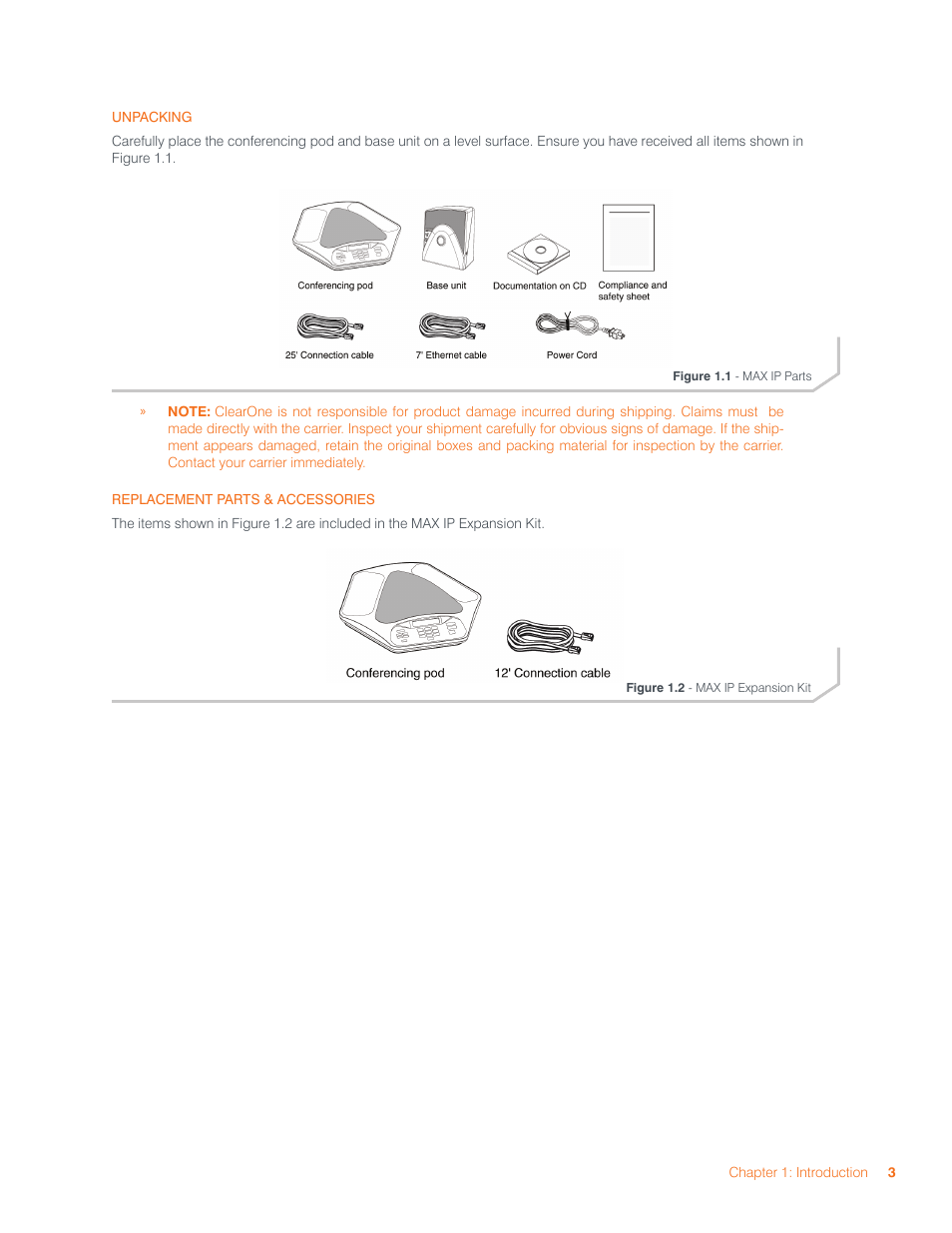 ClearOne MAX IP/MAXAttach IP User Manual | Page 6 / 39