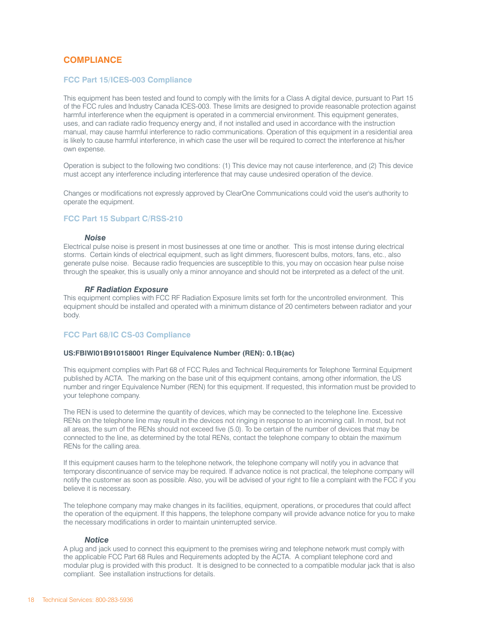 ClearOne MAX Wireless/MAXAttach Wireless User Manual | Page 22 / 25