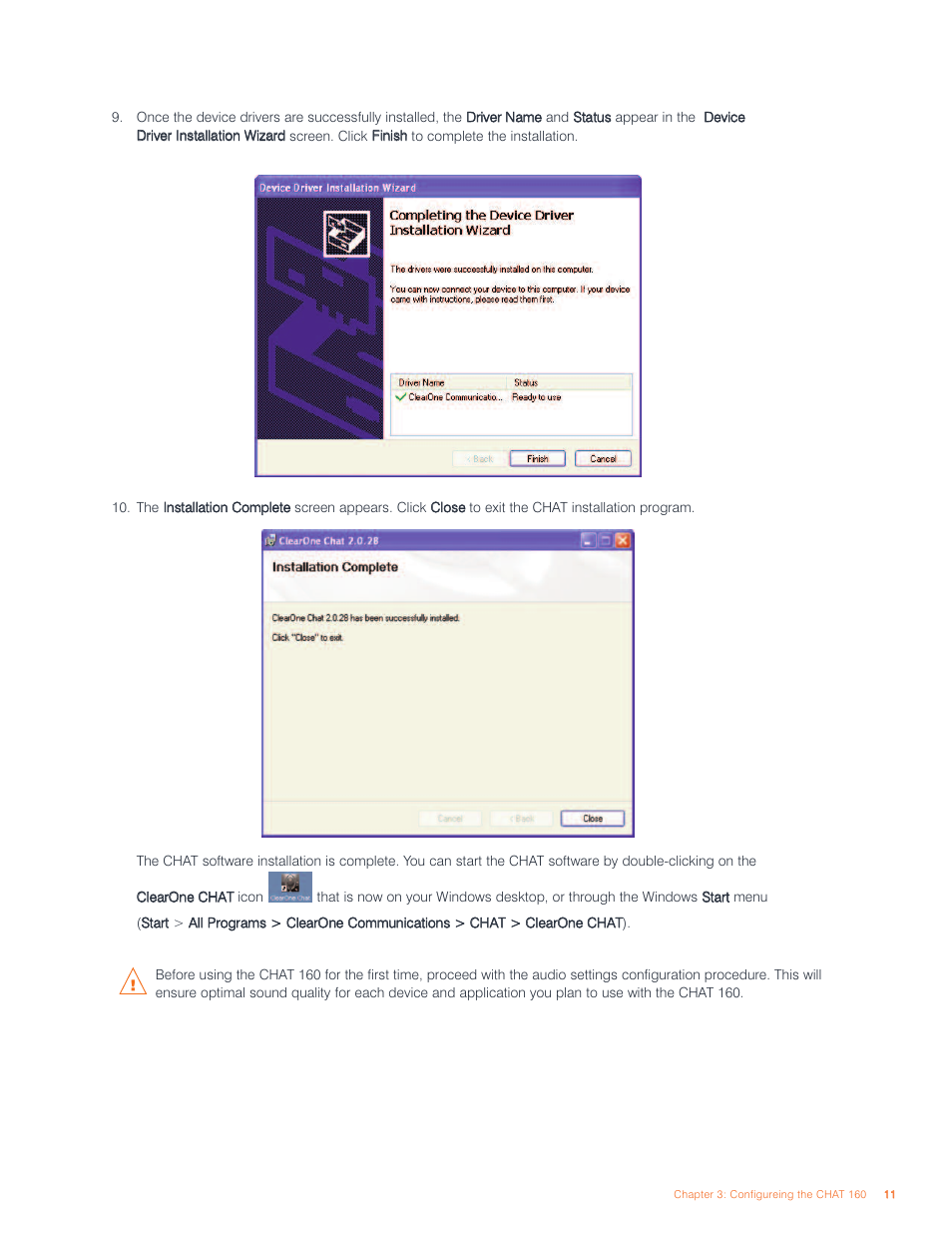 ClearOne CHAT 160 Manual User Manual | Page 15 / 44