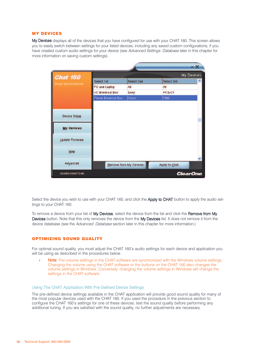 ClearOne CHAT 160 Manual User Manual | Page 18 / 44