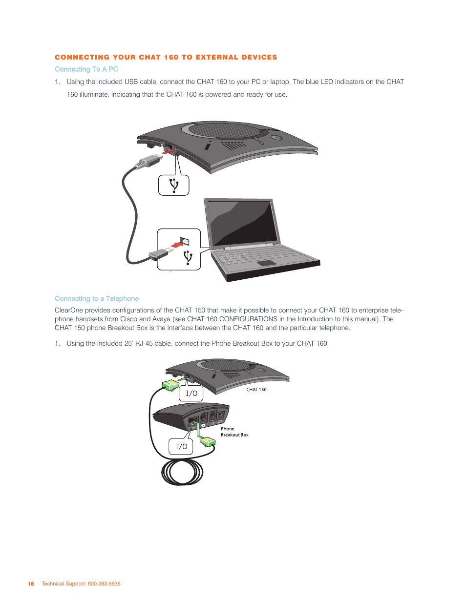 ClearOne CHAT 160 Manual User Manual | Page 20 / 44