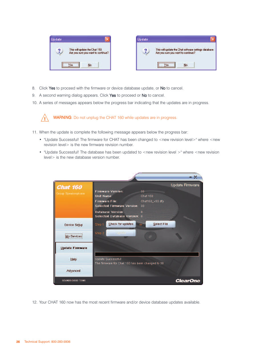 ClearOne CHAT 160 Manual User Manual | Page 30 / 44