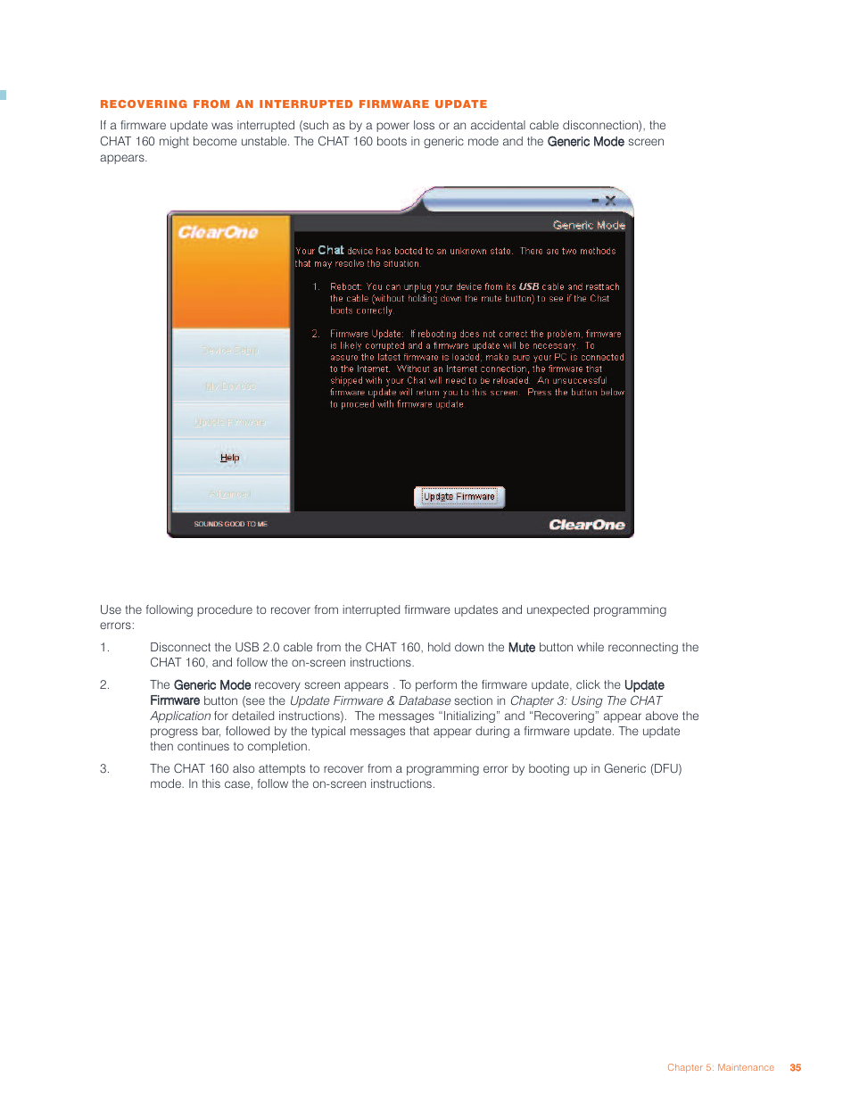 ClearOne CHAT 160 Manual User Manual | Page 39 / 44