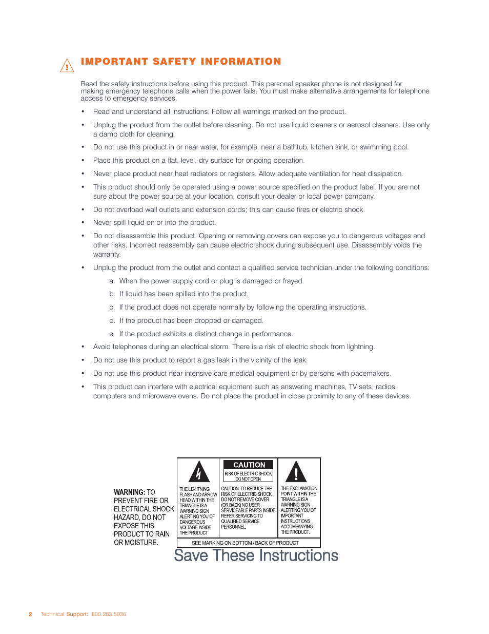 ClearOne CHAT 160 Manual User Manual | Page 6 / 44