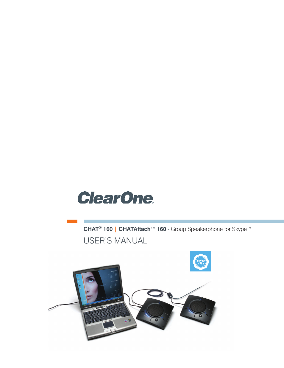 ClearOne CHATAttach 160 Manual User Manual | 22 pages