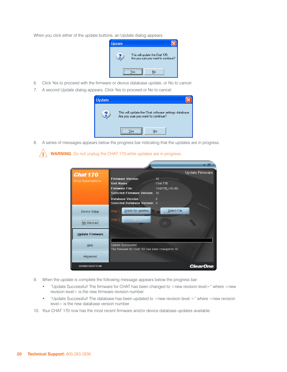 ClearOne CHAT  Manual User Manual | Page 23 / 35