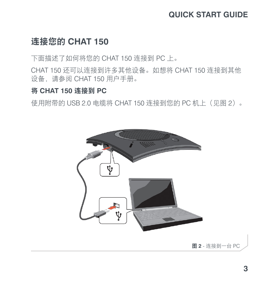 连接您的 chat 150 | ClearOne CHAT 150 Quick Start User Manual | Page 15 / 20