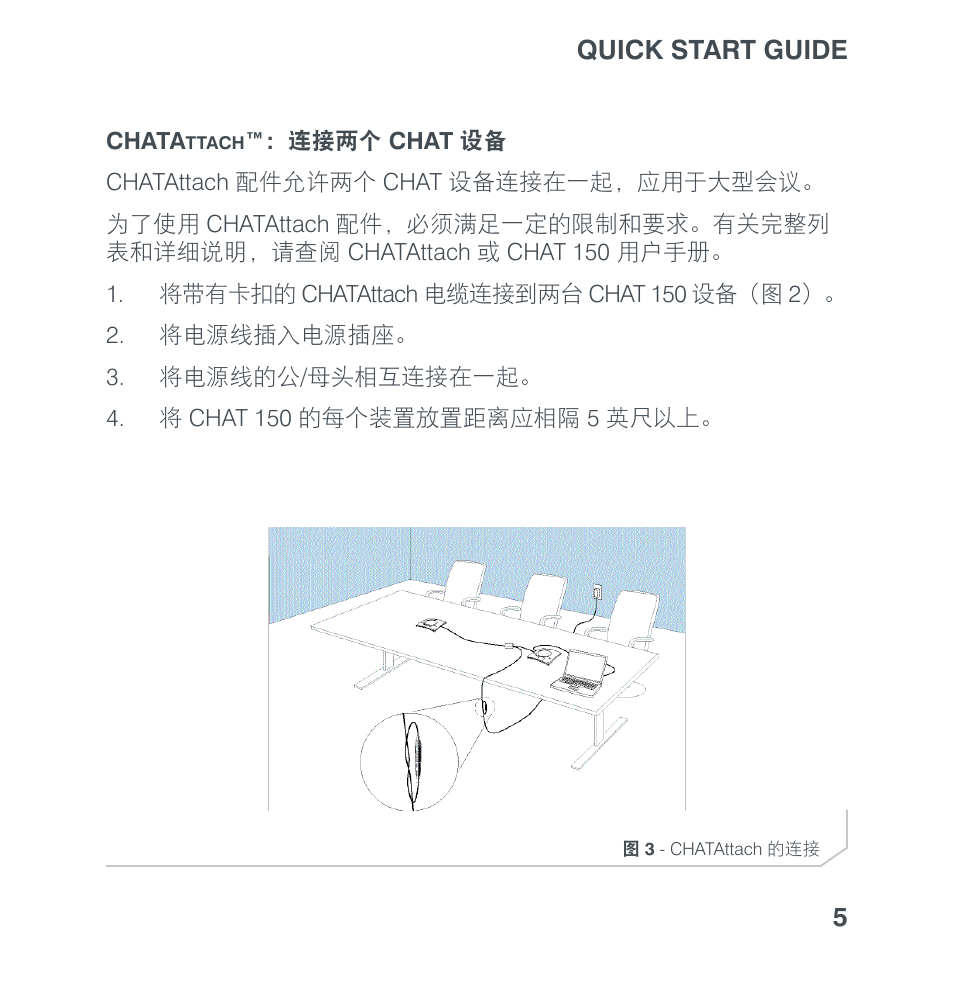 Quick start guide 5 | ClearOne CHAT 150 Quick Start User Manual | Page 17 / 20