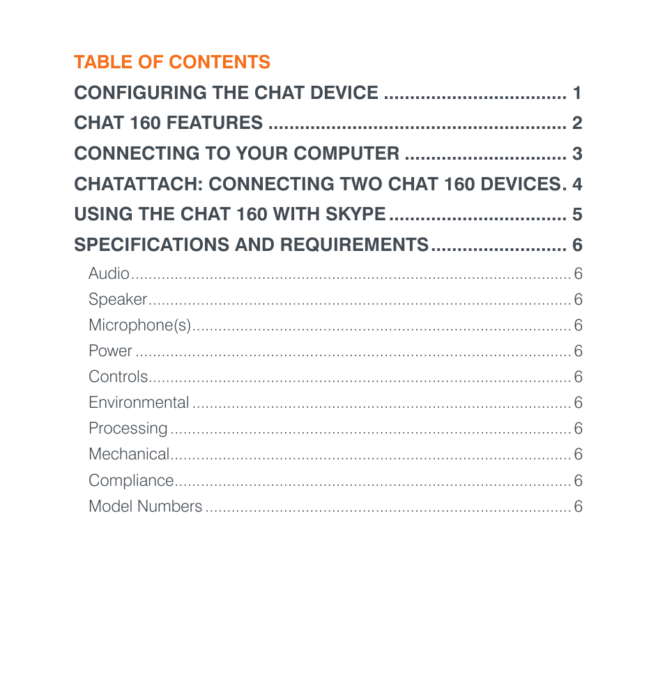 ClearOne CHATAttach 160 Quick Start User Manual | Page 2 / 9