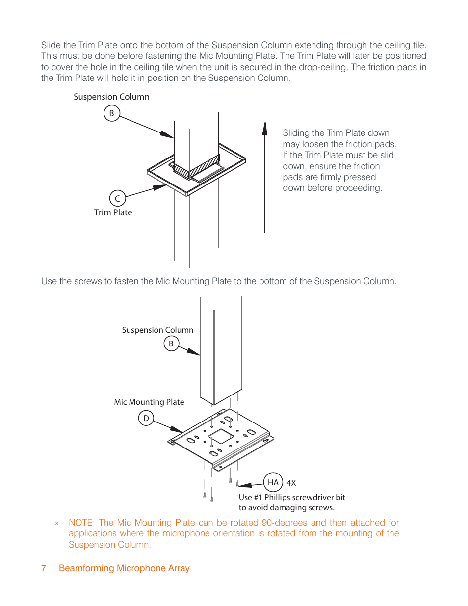 ClearOne Beamforming Microphone Array Installation Guide User Manual | Page 10 / 28