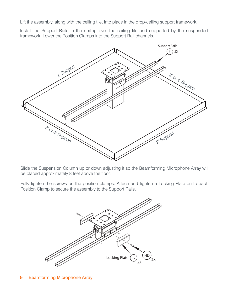 ClearOne Beamforming Microphone Array Installation Guide User Manual | Page 12 / 28