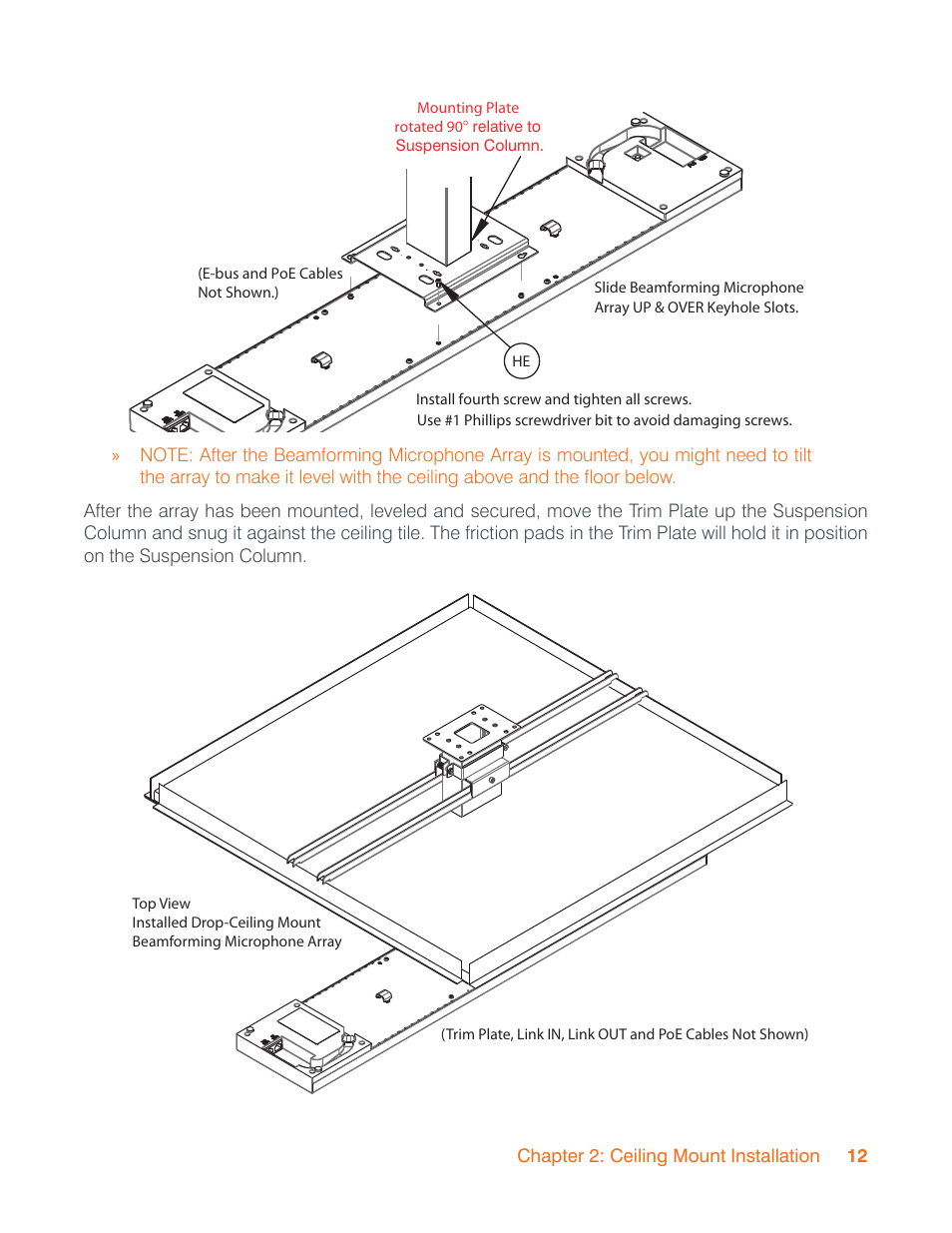 ClearOne Beamforming Microphone Array Installation Guide User Manual | Page 15 / 28