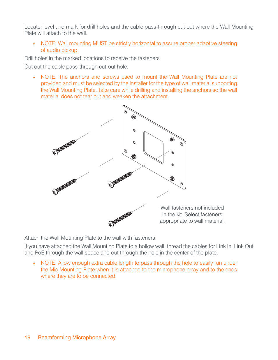 ClearOne Beamforming Microphone Array Installation Guide User Manual | Page 22 / 28