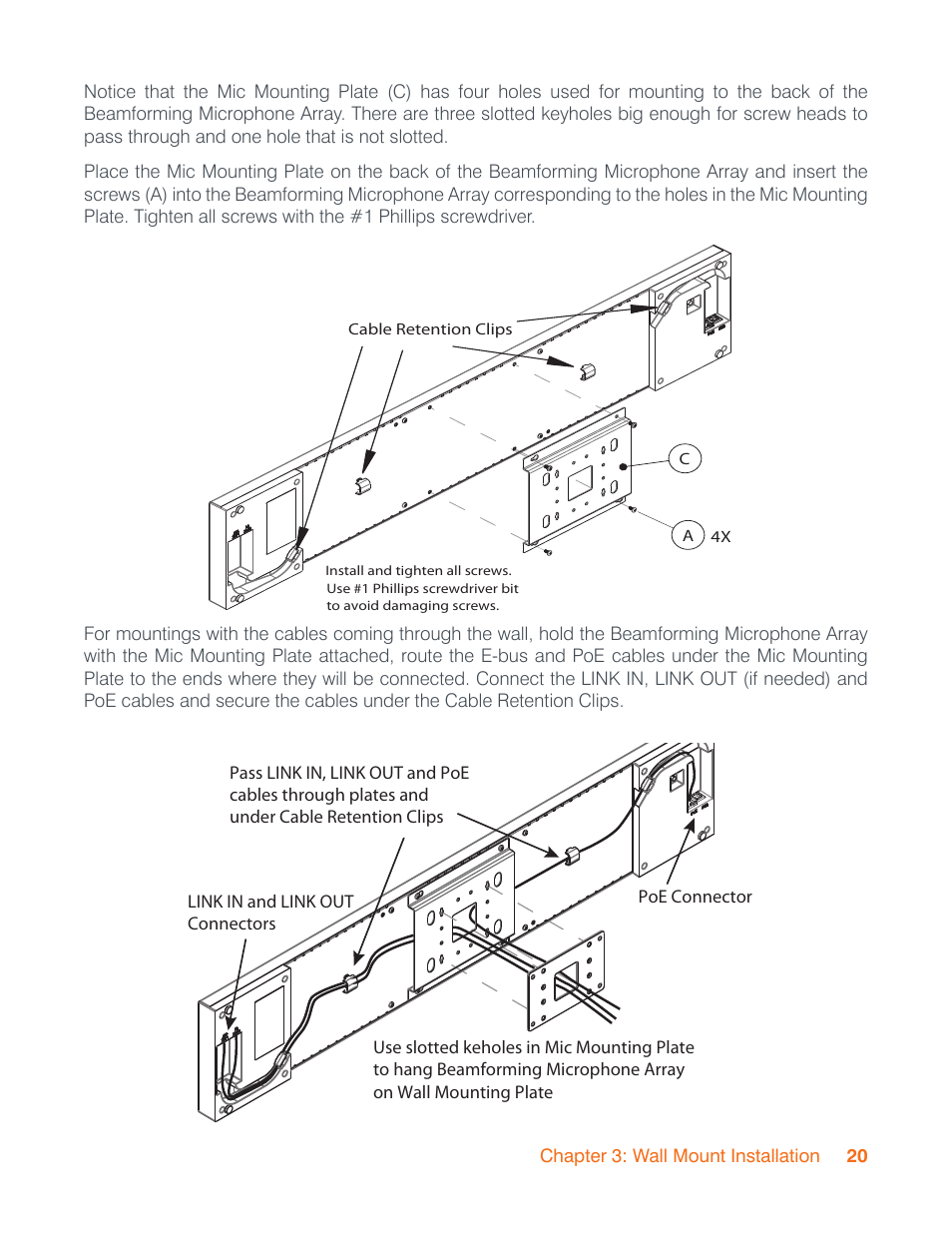 ClearOne Beamforming Microphone Array Installation Guide User Manual | Page 23 / 28