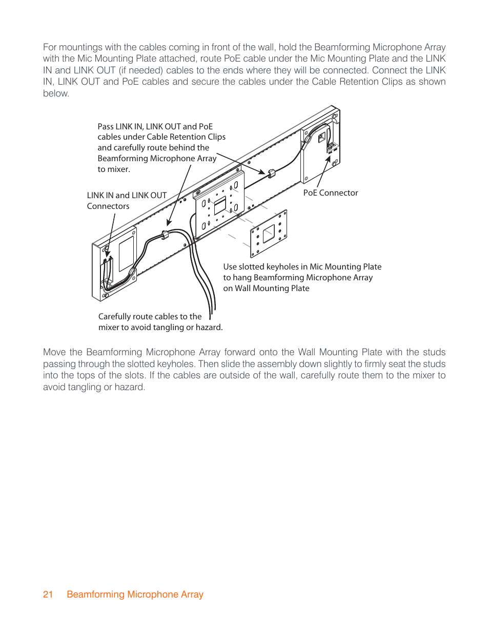 ClearOne Beamforming Microphone Array Installation Guide User Manual | Page 24 / 28