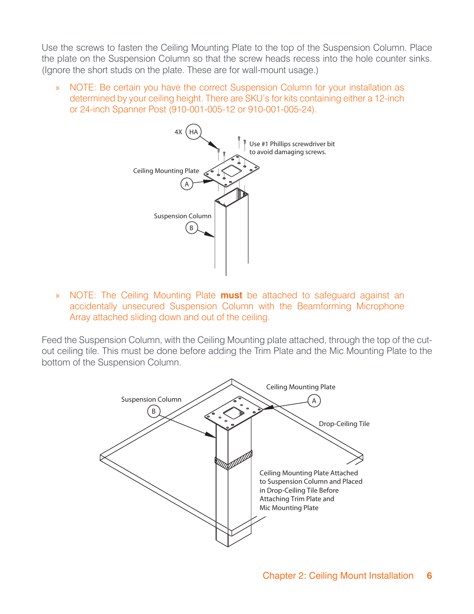 ClearOne Beamforming Microphone Array Installation Guide User Manual | Page 9 / 28