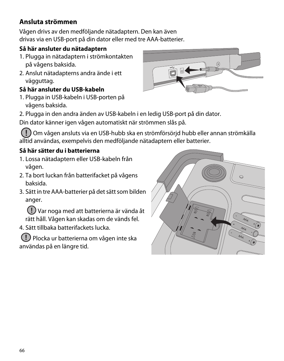 Ansluta strömmen | Dymo S50 User Manual | Page 70 / 134