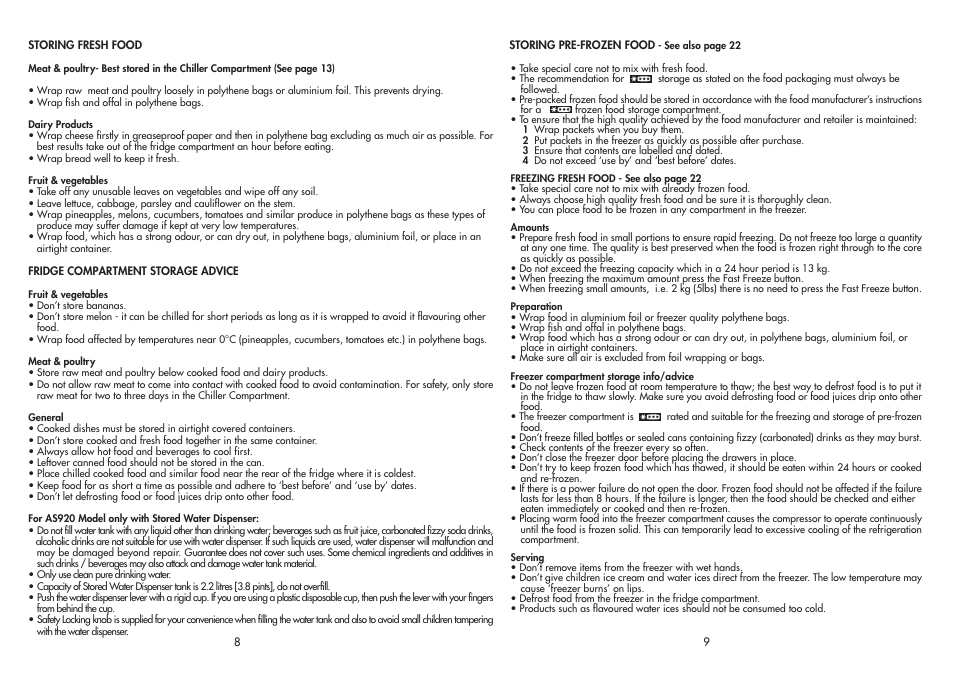 Beko AB910 User Manual | Page 6 / 18