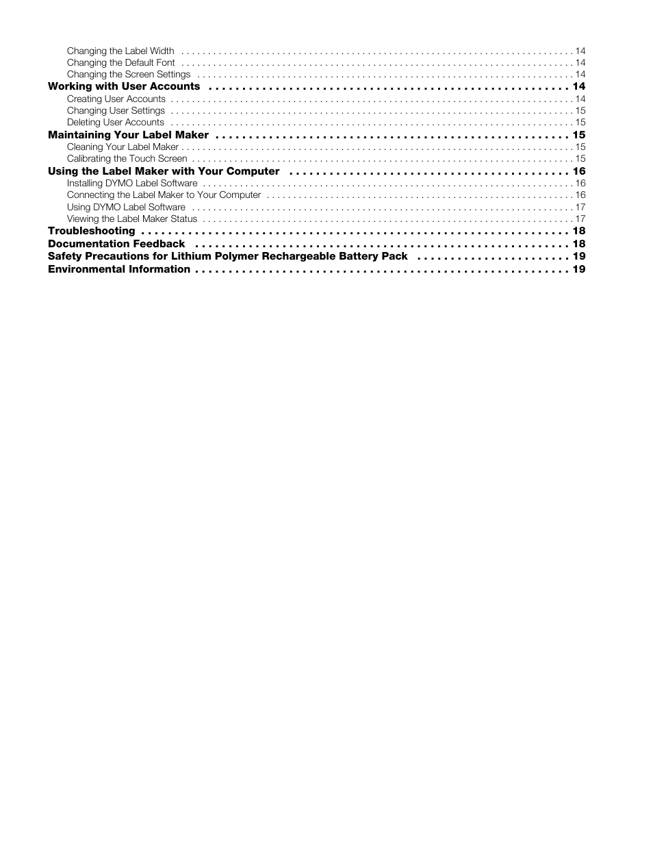 Dymo LabelManager 500TS User Manual | Page 4 / 19