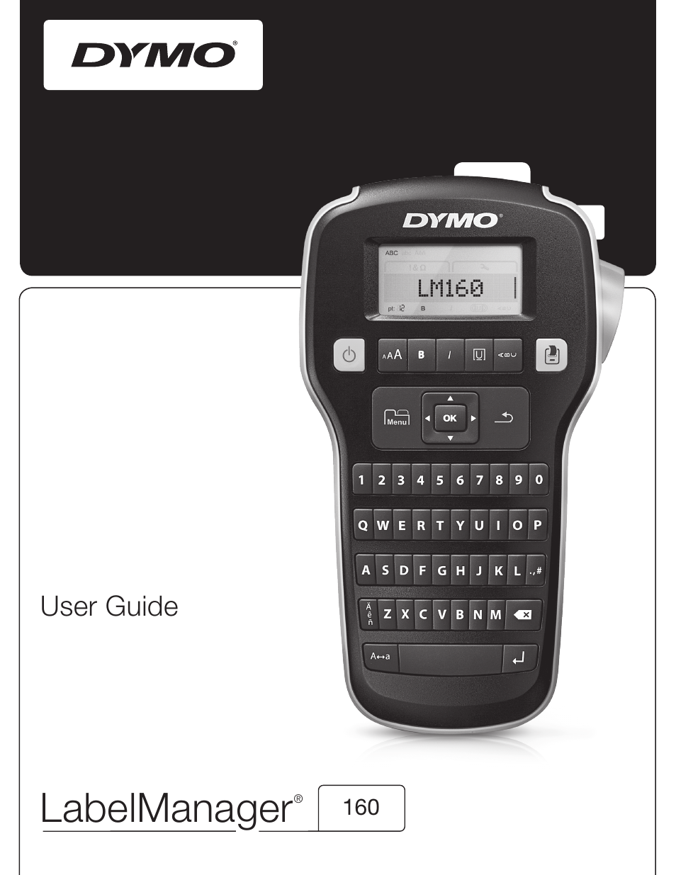 Dymo LabelManager 160 User Manual | 11 pages