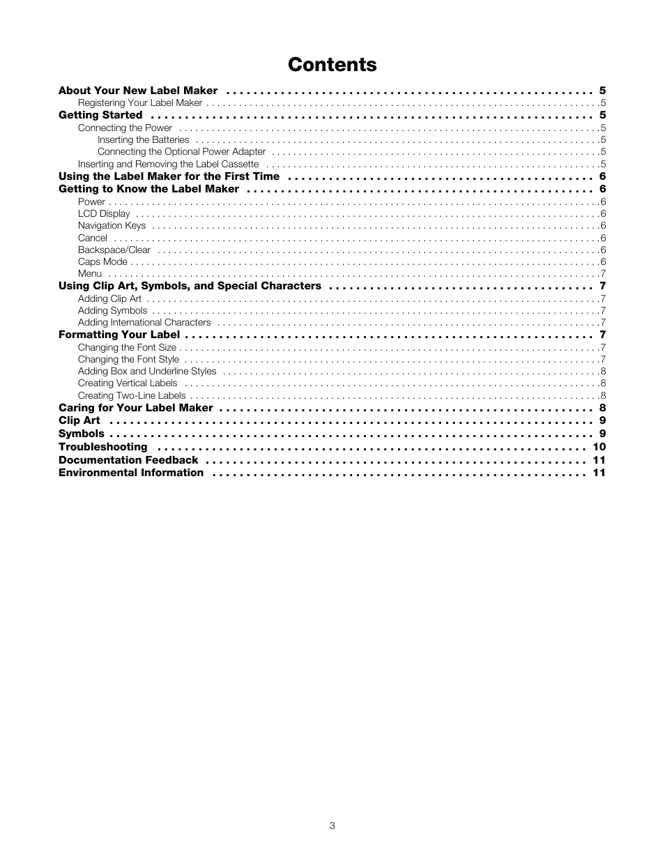 Dymo LabelManager 160 User Manual | Page 3 / 11