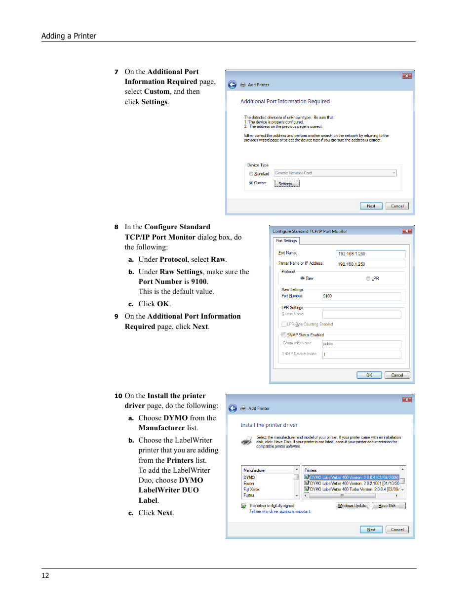 Dymo LabelWriter Print Server User Manual | Page 16 / 34