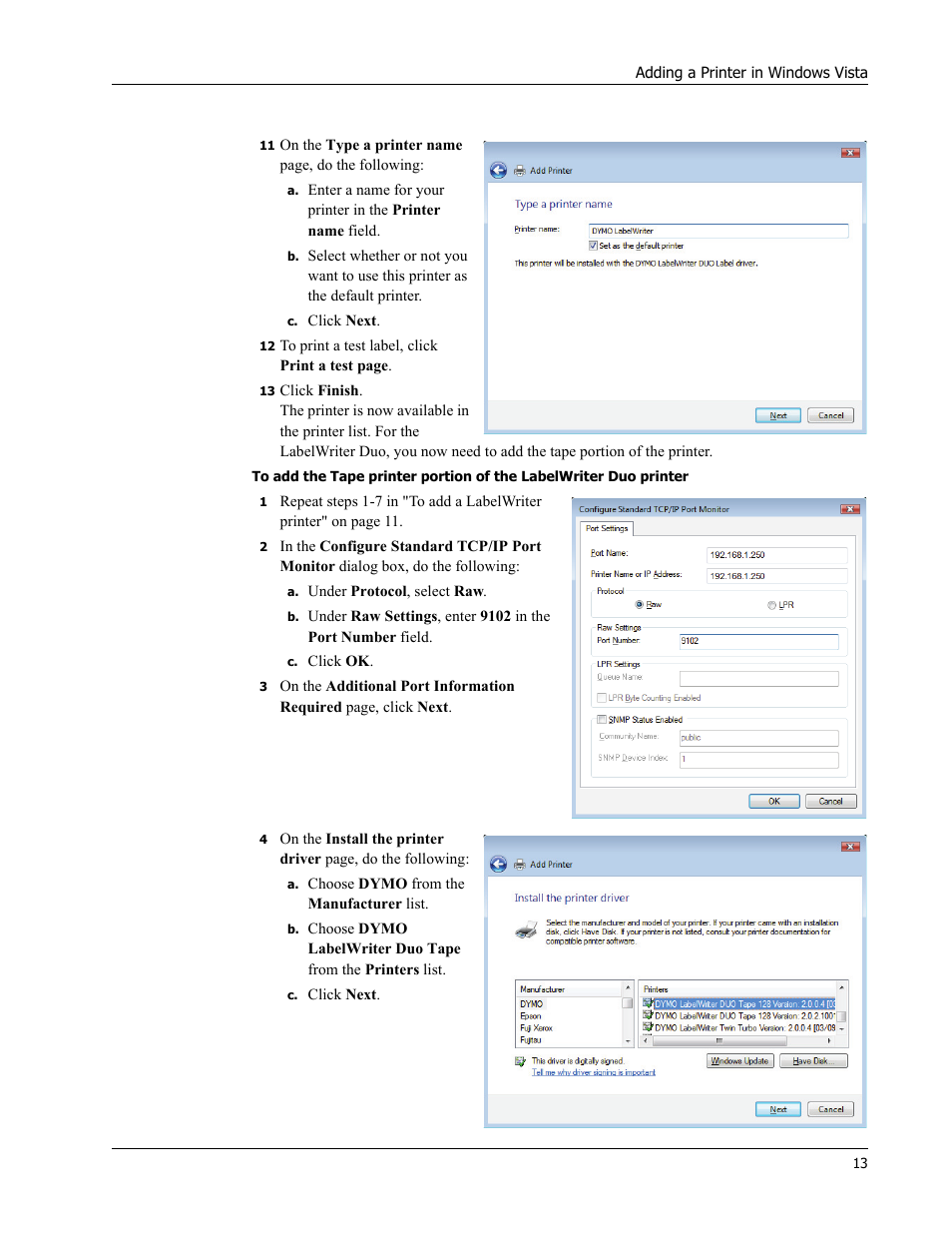 Dymo LabelWriter Print Server User Manual | Page 17 / 34