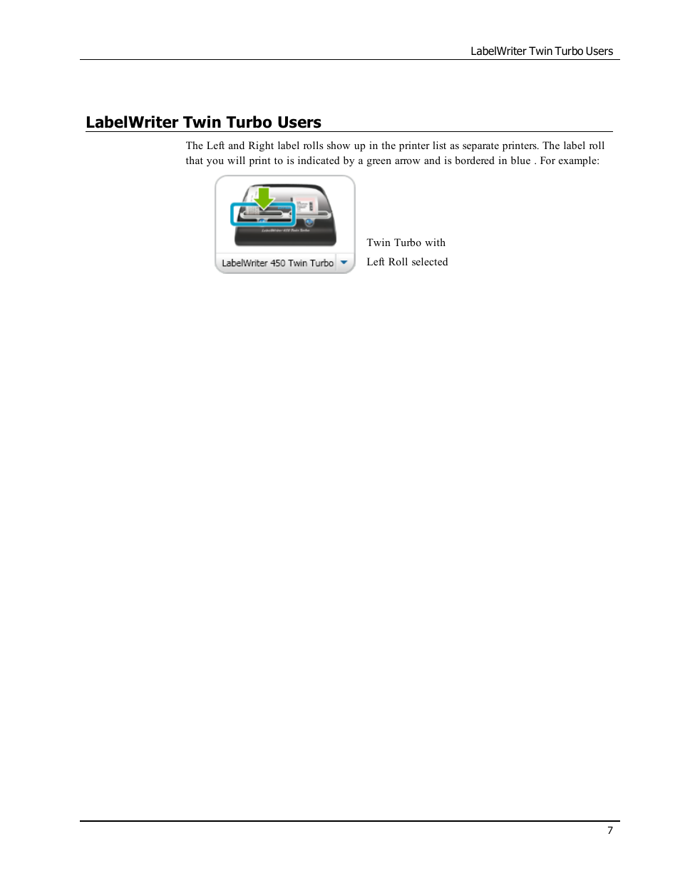 Labelwriter twin turbo users | Dymo LabelWriter 450 Turbo Software Manual User Manual | Page 15 / 118