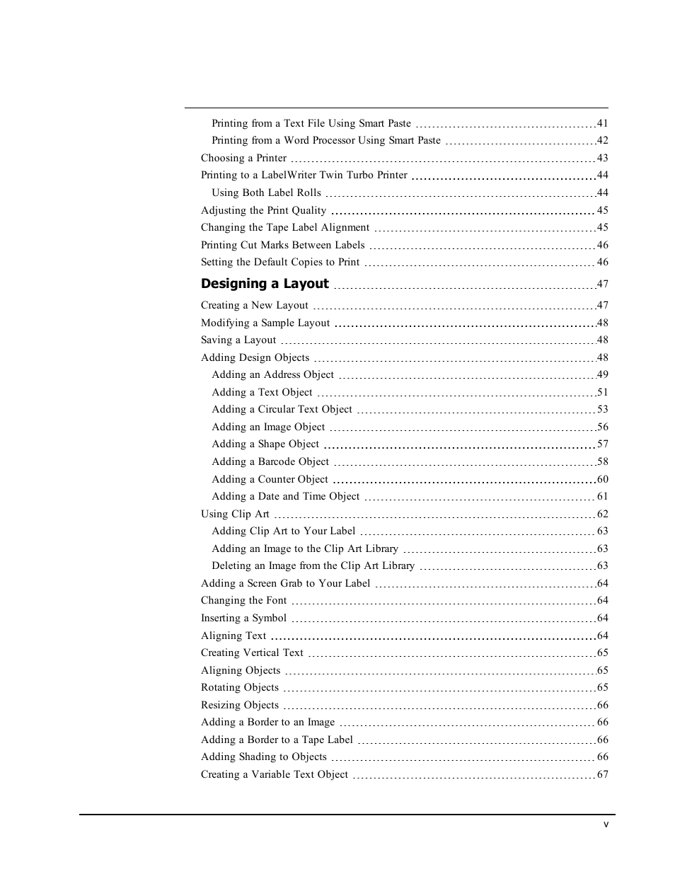 Dymo LabelWriter 450 Turbo Software Manual User Manual | Page 5 / 118