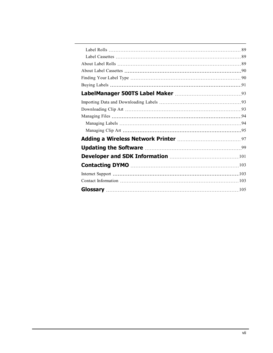 Dymo LabelWriter 450 Turbo Software Manual User Manual | Page 7 / 118