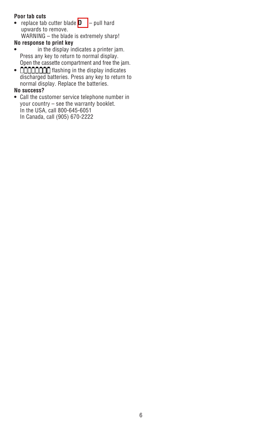 Dymo 1000Plus User Manual | Page 5 / 5