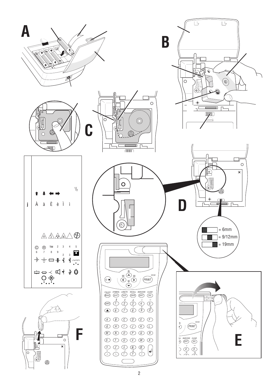 Dymo 2000 User Manual | 5 pages