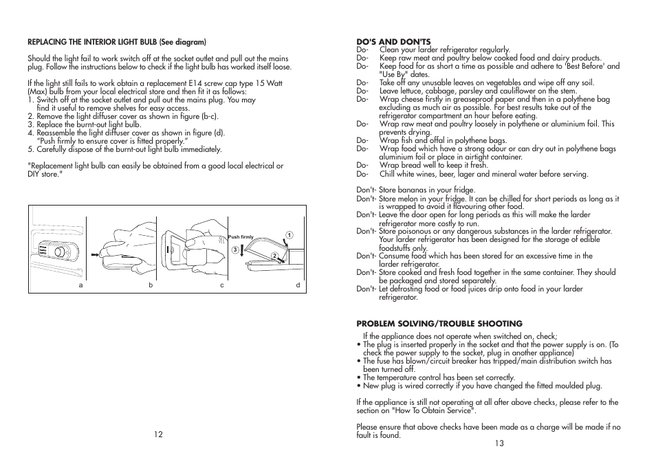 Beko BL20 User Manual | Page 8 / 12