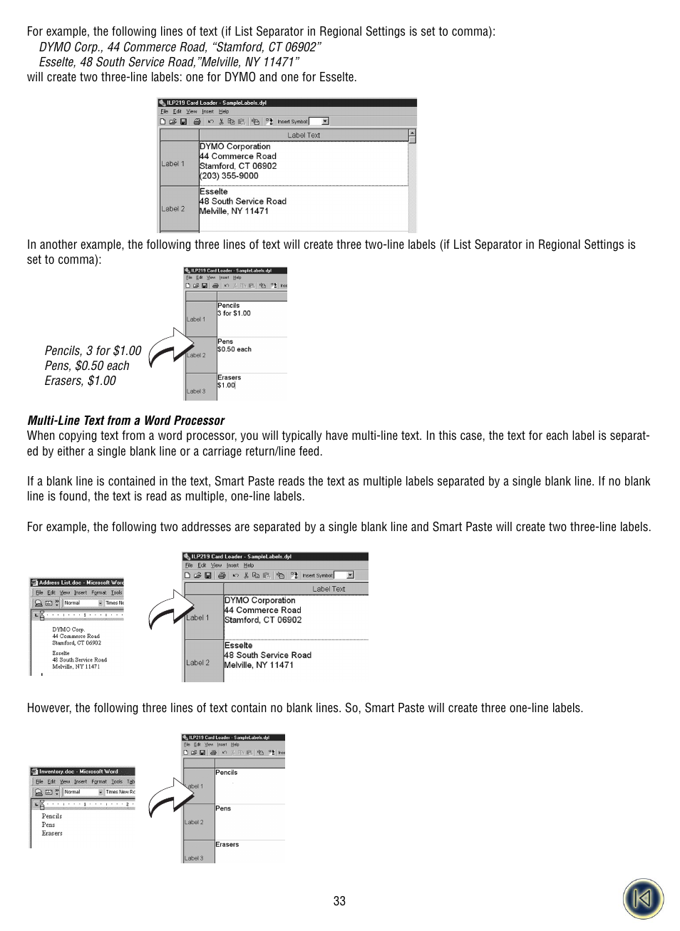 Dymo ILP219 User Manual | Page 35 / 40