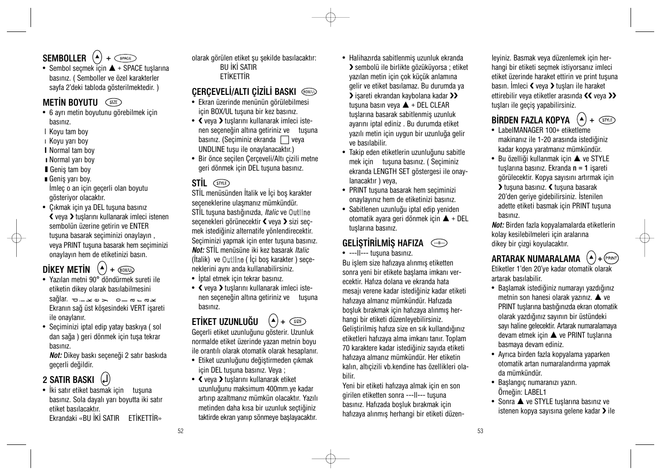 Dymo LabelManager 100Plus User Manual | Page 28 / 30