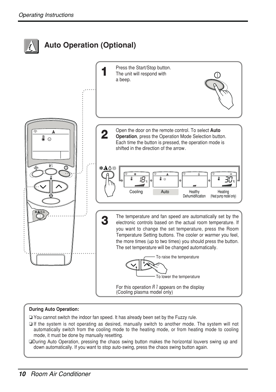 Auto operation (optional) | Beko LG-BKE 6450 D User Manual | Page 10 / 23