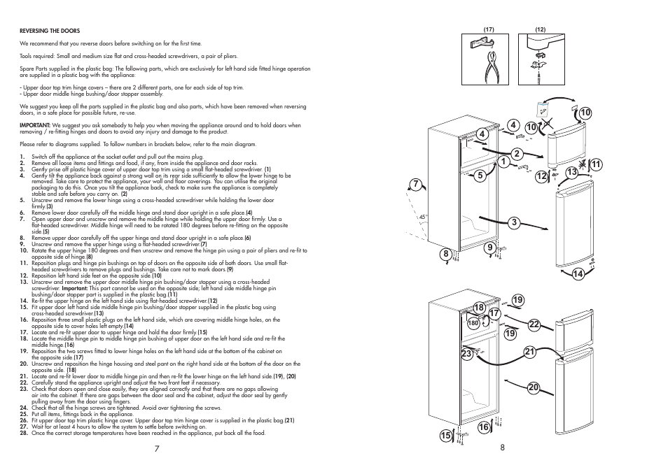 Beko FRIDGE / FREEZER TDA 735 User Manual | Page 5 / 11