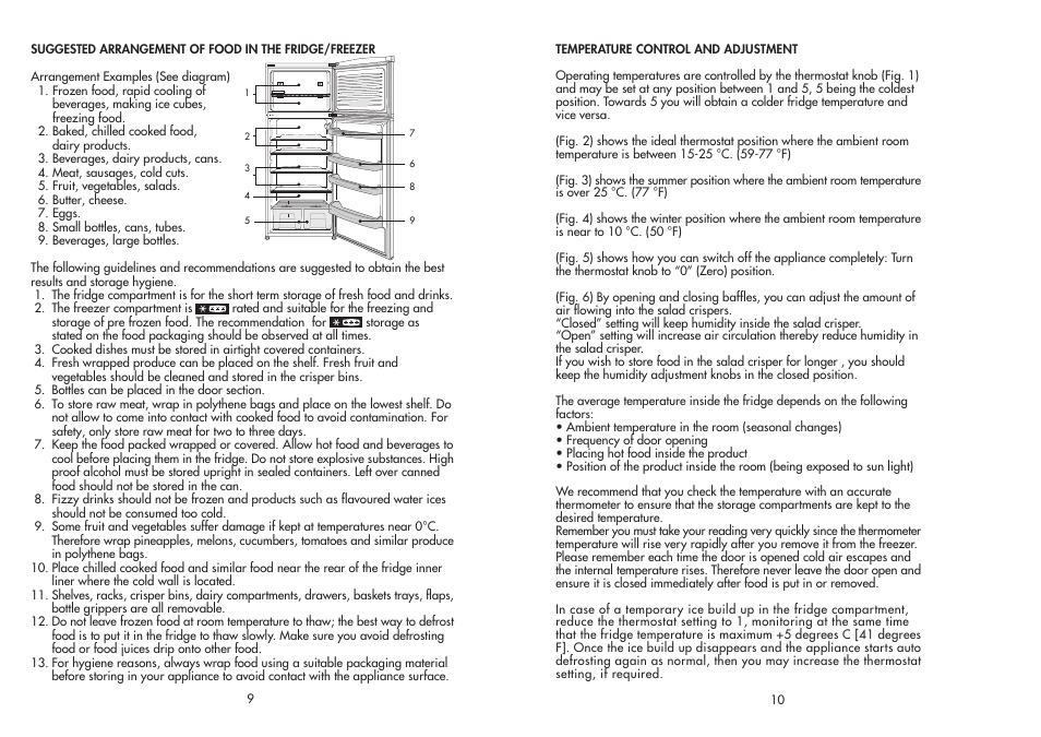 Beko FRIDGE / FREEZER TDA 735 User Manual | Page 6 / 11