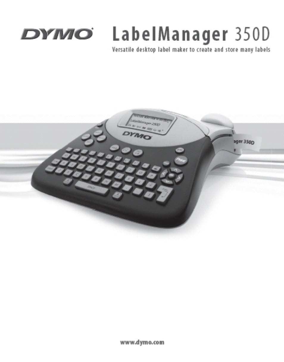 Dymo LabelManager 350D User Manual | 20 pages