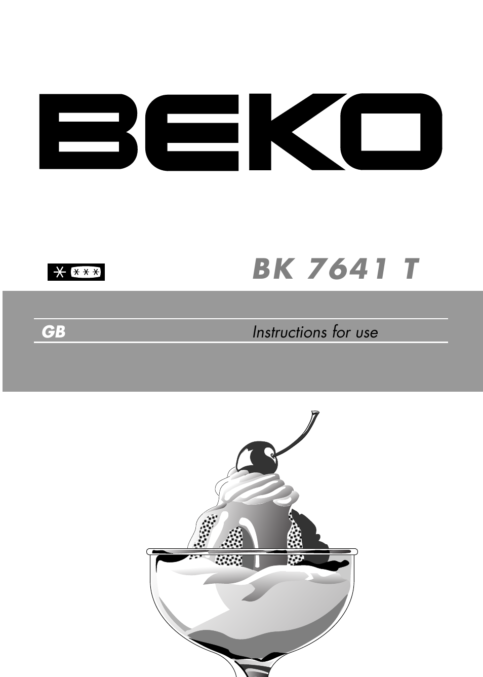 Beko BK 7641 T User Manual | 12 pages