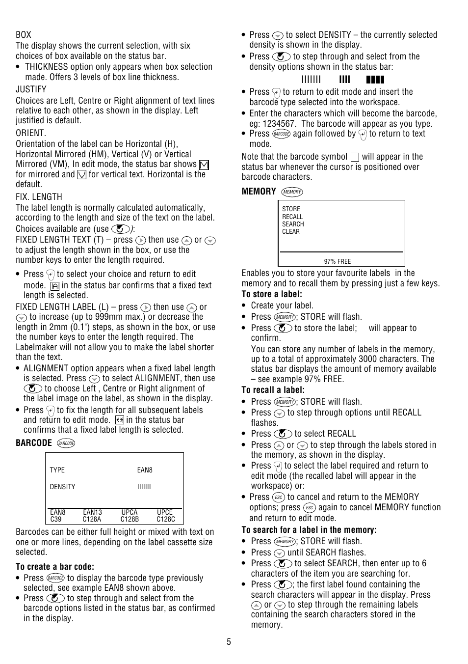 Dymo LabelManager 9000 User Manual | Page 4 / 6