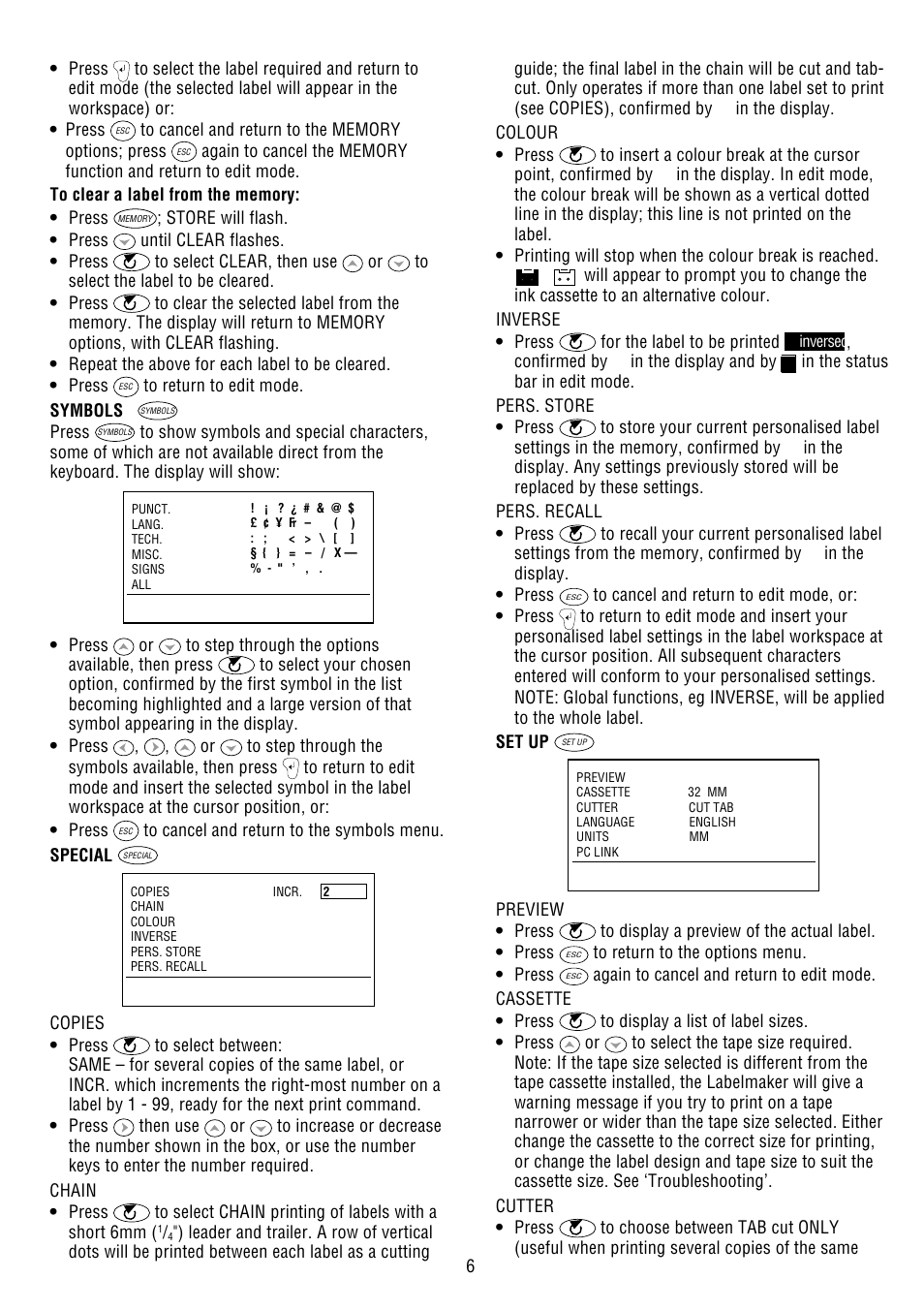 Dymo LabelManager 9000 User Manual | Page 5 / 6