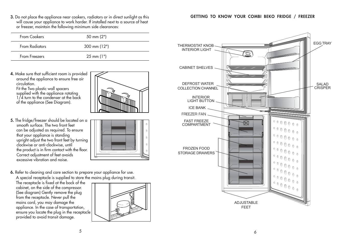 Beko CDA543F User Manual | Page 4 / 11