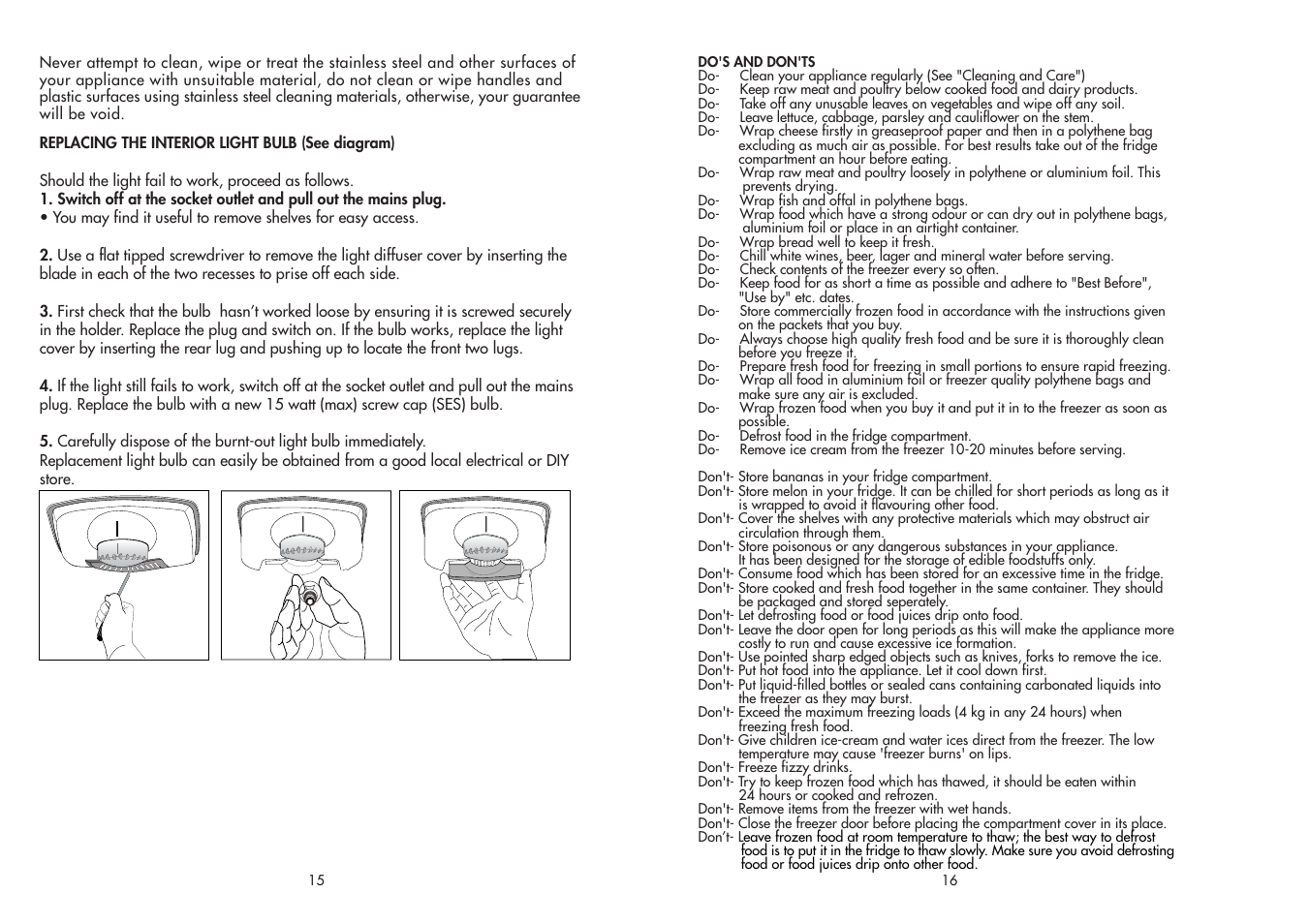 Beko CDA543F User Manual | Page 9 / 11