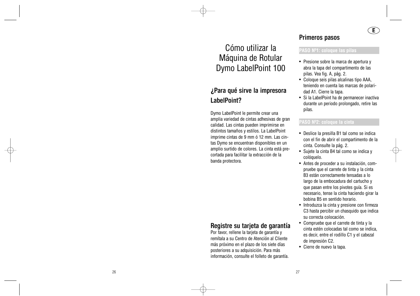 Dymo LabelPoint 100 User Manual | Page 14 / 26