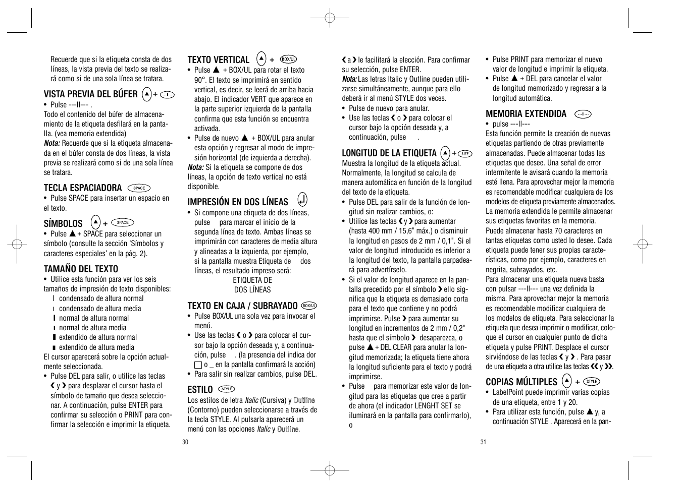 Dymo LabelPoint 100 User Manual | Page 16 / 26