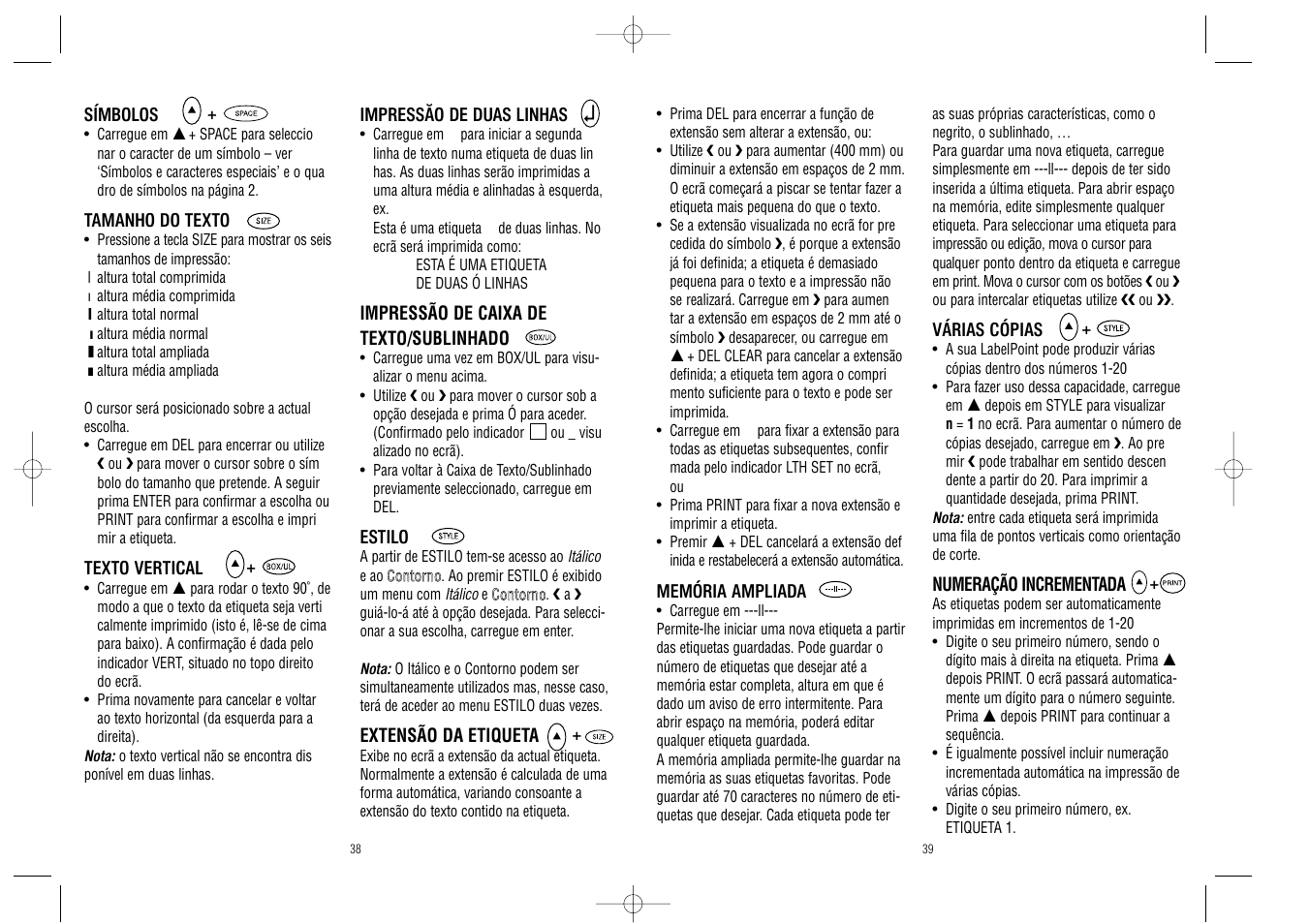 Dymo LabelPoint 100 User Manual | Page 20 / 26
