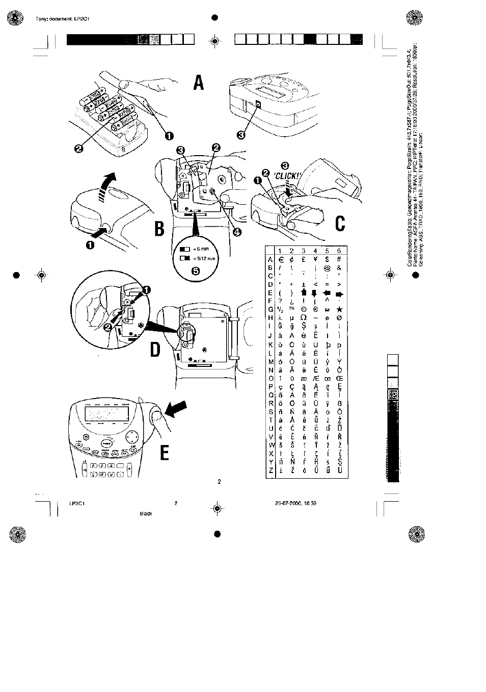 Dymo LabelPoint 200 User Manual | 7 pages