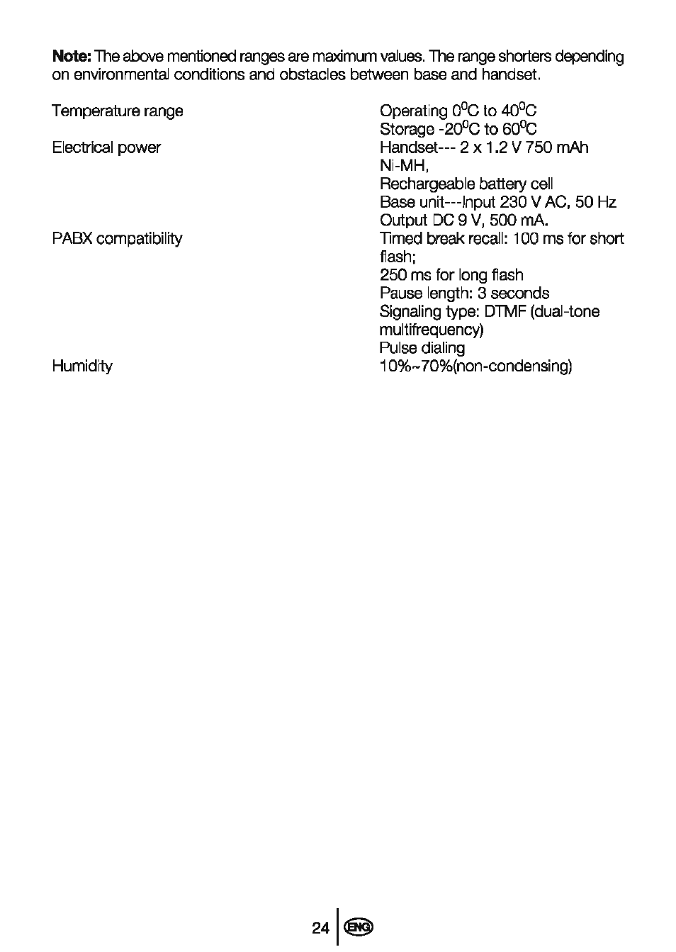 Beko BD-610 User Manual | Page 26 / 26