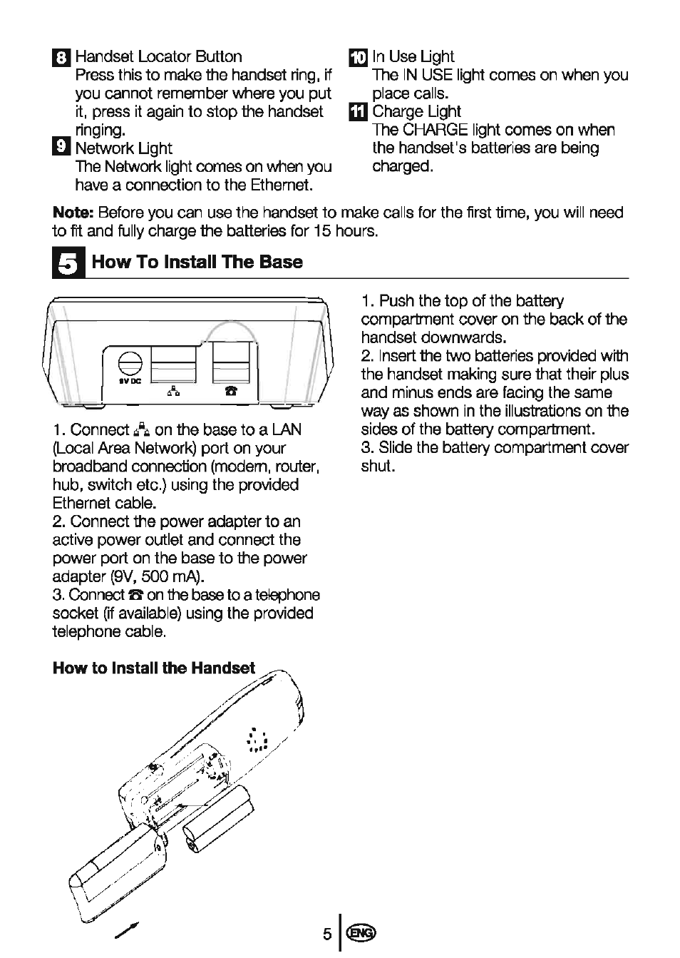 How to install the base | Beko BD-610 User Manual | Page 7 / 26
